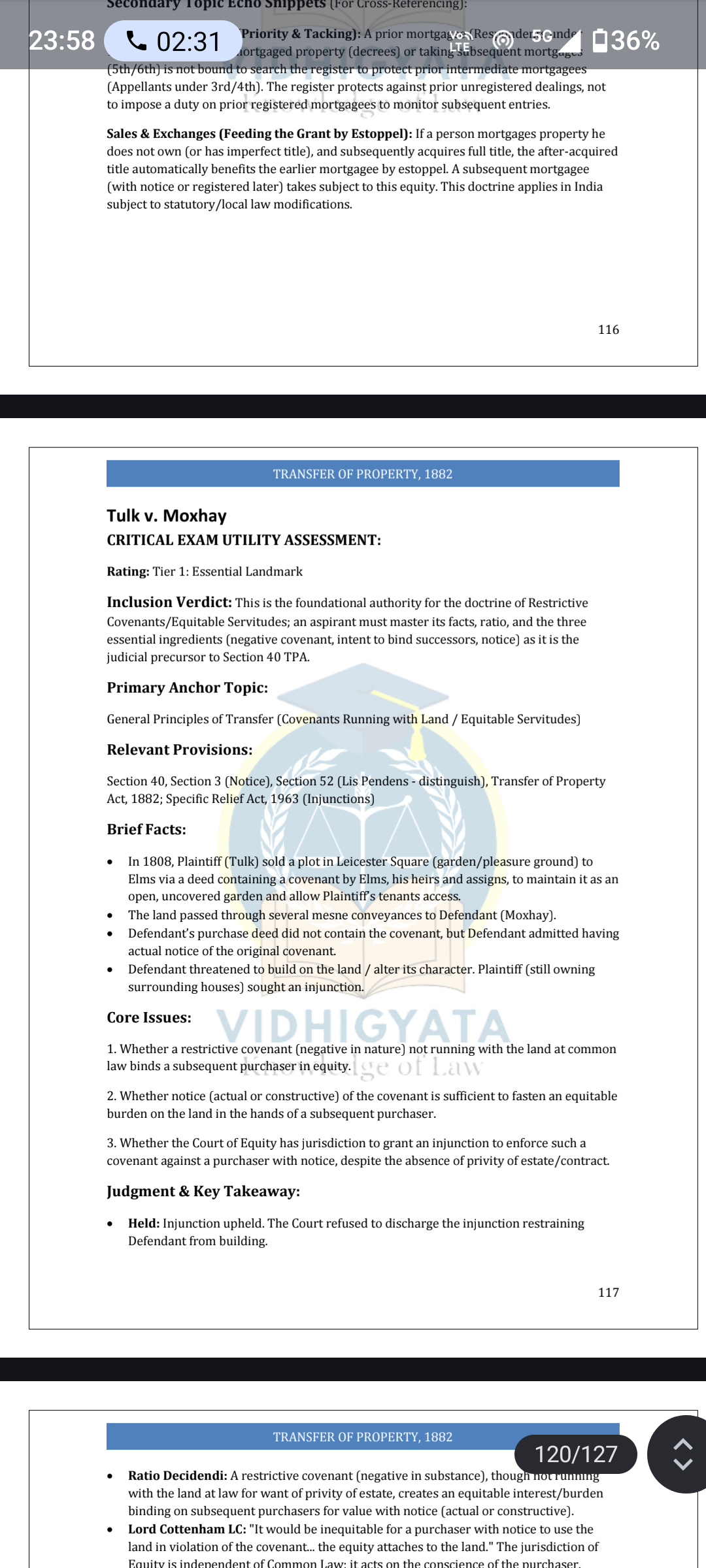 Transfer of Property Act, 1882 Judgement Manual - Image 4